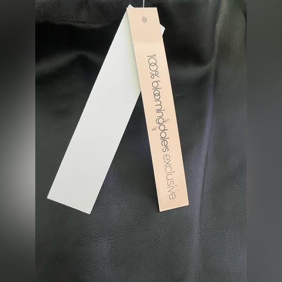 New With Tags! Aqua- Faux Leather Skirt- size S - Picture 4 of 5